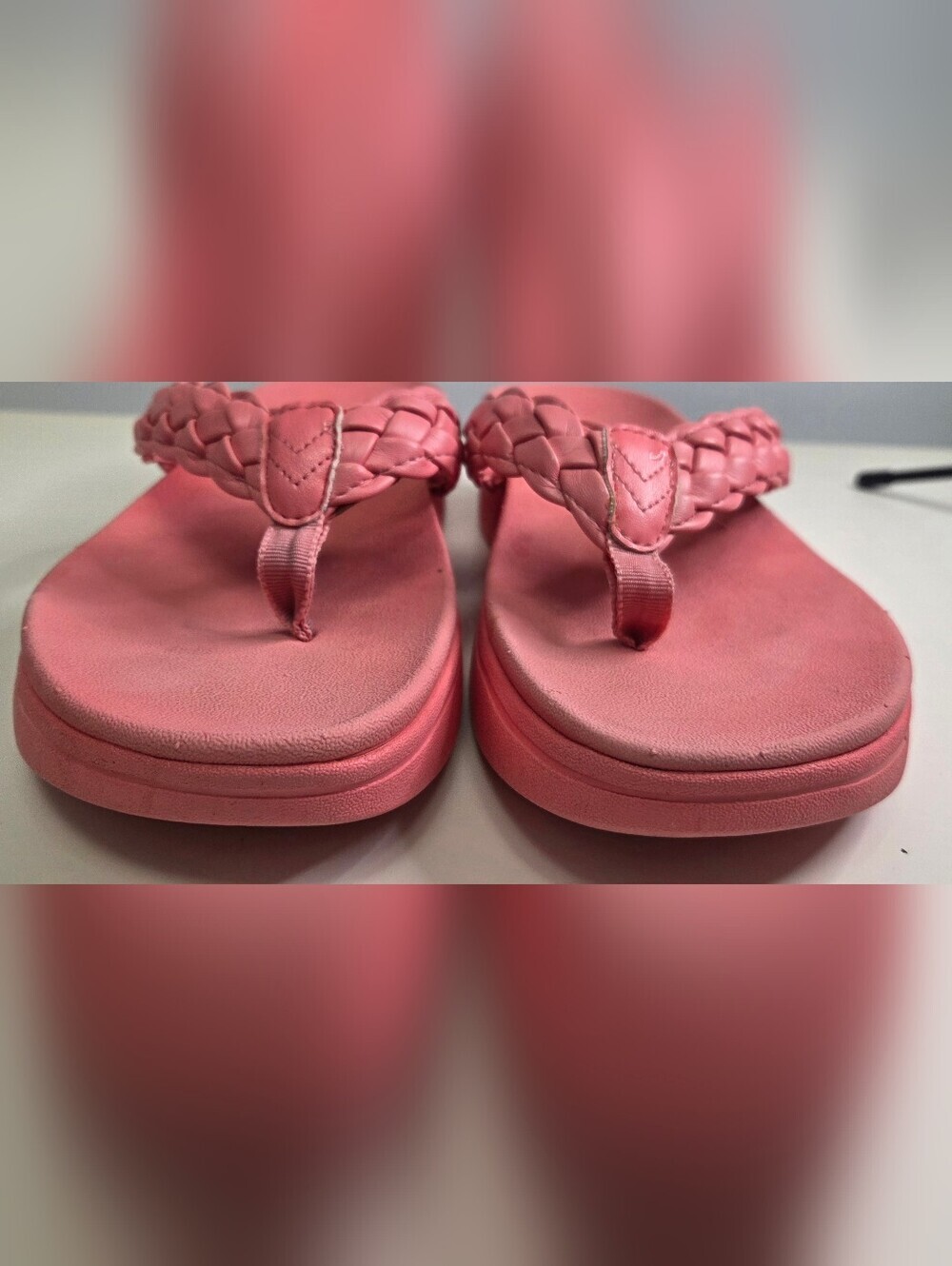 Vionic Kenji Sandals Flip Flops Slides Pink Size 8.5 - Picture 6 of 10